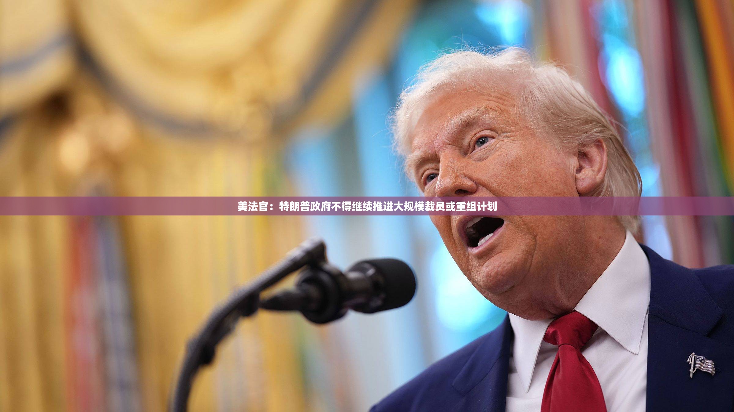 美法官：特朗普政府不得继续推进大规模裁员或重组计划
