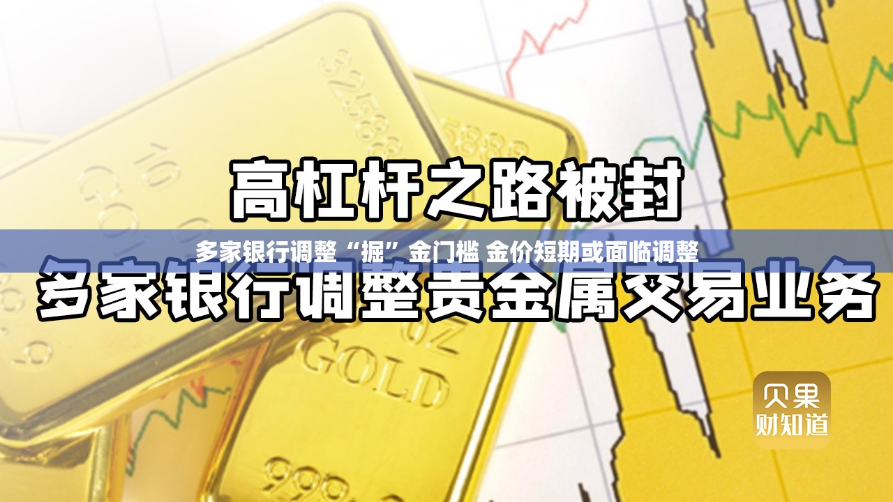 多家银行调整“掘”金门槛 金价短期或面临调整