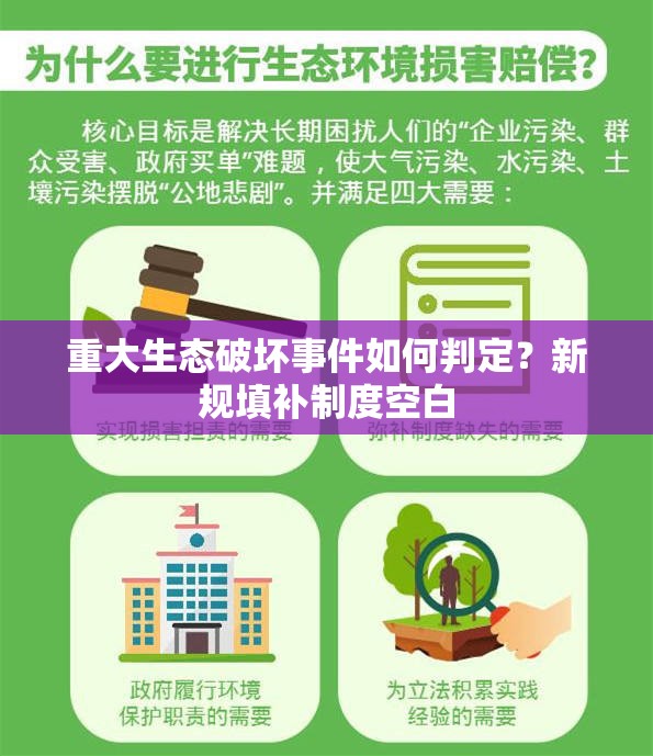 重大生态破坏事件如何判定？新规填补制度空白